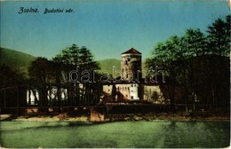 T2/T3 1914 Zsolna, Sillein, Zilina; Budatin Vár, Híd. Kiadja Schwarcz Vilmos 273. / Budatínsky Hrad / Budatín Castle, Br - Non Classés