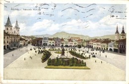 T2/T3 Zsolna, Sillein, Zilina; Námestie Slobody / Fő Tér, üzletek, Templomok / Main Square, Shops, Churches (EK) - Non Classés