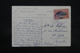 CONGO BELGE - Oblitération Maritime Sur Carte Postale Pour La Belgique - L 28339 - Covers & Documents