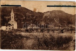 * T2/T3 Rahó, Rakhiv (Máramaros); Tisza Híd Javítás Alatt, Templom / Tisa Bridge Under Reconstruction, Church (EK) - Zonder Classificatie