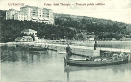 ** T1/T2 Crikvenica, Therapia Palota Szálloda, Csónakkikötő / Palace Hotel Therapia, Boats - Ohne Zuordnung