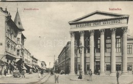 T2/T3 Szabadka, Subotica; Utcakép, Szálloda Pest Városához / Street View With Hotel  (EK) - Zonder Classificatie