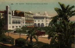 * T2/T3 Algiers, Alger; Boulevard Laferriere Et La Poste / Boulevard And Post (EK) - Unclassified