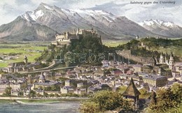 ** T1/T2 Salzburg, Gegen Den Untersberg / General View - Ohne Zuordnung