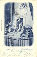 T2/T3 1900 Vienna, Wien; Christinen-Denkmal / Statue  (EK) - Zonder Classificatie