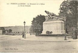 ** T2 Verdun-sur-Meuse, Le Monument De La Défense La Cote De Belleville / Monument - Zonder Classificatie