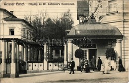 T2/T3 1909 Dresden, Weisser Hirsch Sanatorium Dr. Lahmann / Sanatorium, Entrance Gate (EK) - Non Classés