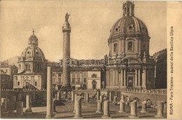 T2 1909 Rome, Roma; Foro Traiano, Avanzi Della Basilica Ulpa - Zonder Classificatie