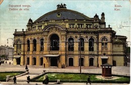 T2/T3 1908 Kiev, Kiew, Kyiv; Theatre De Ville / City Theater (EK) - Ohne Zuordnung