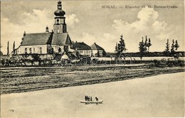 T2 1914 Sokal, Szokal; Klasztor O. O. Bernardynów / Bernardine Monastery + Hospital Stamp - Non Classificati