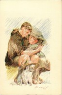 ** T2 A Cserkész Másokkal Szemben Gyengéd. Kiadja A Magyar Cserkészszövetség / Hungarian Boy Scout Art Postcard S: Márto - Unclassified