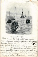 T3 1901 Torpedo Flotten Manöver / Osztrák-Magyar Haditengerészet Torpedó Flotta Manővere / Austro-Hungarian Navy K.u.K.  - Zonder Classificatie