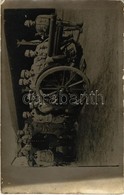 ** T2/T3 15 Cm-es ágyú Szállítás Közben Katonákkal / WWI Austro-Hungarian K.u.K. Military, 15 Cm Caliber Cannon With Sol - Zonder Classificatie