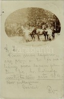 T2/T3 ~1900 Magyar Katonák Lovakkal / Hungarian Soldiers With Horses. Photo  (EK) - Zonder Classificatie