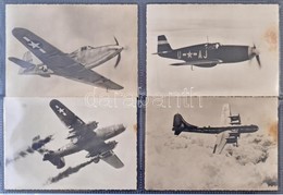 ** 48 Db MODERN Képeslap Második Világháborús Katonai Repülőgépekkel / 48 Modern Postcards Of WWII Military Aircrafts - Zonder Classificatie