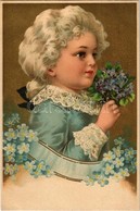 ** T1 Boy With Flowers. Golden Litho - Unclassified