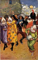 ** T1 At The Carnival. Raphael Tuck & Sons Oilette 'The Humour Of Life' Postcard 9056. S: Tom Browne - Non Classificati