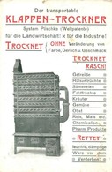 T2/T3 Der Transportable Klappen-Trockner. Tattendorfer Maschinen Fabrik Ludwig Bachrich, Steinbach Am Attersee / Austria - Unclassified