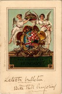 T2/T3 Magyar Királyi Címer / The Kingdom Of Hungary, Coat Of Arms. Raphael Tuck & Sons Heraldic Postcard No. 3317. Litho - Non Classificati