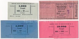 ~1930-1940. 4db Klf Bankjegy Kötegelő Pengő Bankjegyekhez. - Non Classés