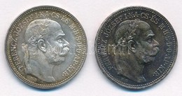 1915KB 1K Ag 'Ferenc József' (2x) T:1,1- Kis Patina 
Adamo K5.1 - Zonder Classificatie