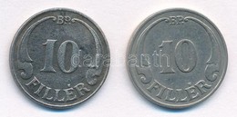 1927. 10f Cu-Ni + 1938. 10f Cu-Ni T:2,2- - Zonder Classificatie