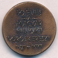 1971. '50 éves A Magyar Ifjúsági Vöröskereszt 1921-1971' Br Emlékérem (30mm) T:1-,2 - Zonder Classificatie