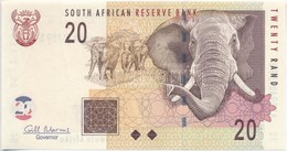 Dél-Afrika 2009-2014. 20R T:I 
South Africa 2009-2014. 20 Rand C:UNC - Non Classificati