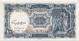 Egyiptom 1961. 10p T:III Szép Papír
Egypt 1961. 10 Piastres C:F Fine Paper
Krause 181.d - Ohne Zuordnung