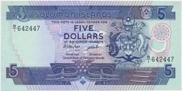 Salamon-szigetek 1986. 5D T:II
Solomon Islands 1986. 5 Dollars C:XF 
Krause 14.a - Ohne Zuordnung