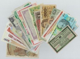 Vegyes 30db-os Bankjegy Tétel A Világ Minden Tájáról, Közte Egy Darab Német Sorsjegy T:I-III
Mixed 30pcs Of Banknote Lot - Non Classificati