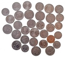 32db-os Vegyes Iráni Fémpénz Tétel T:2,2-
32pcs Of Various Iranian Metal Coins C:XF,VF - Zonder Classificatie