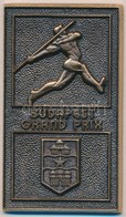 ~1970-1980. 'Budapest Grand Prix' Br Plakett (45x76mm) T:2 - Non Classificati