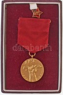 Csehszlovákia 1971. '50 éves A Csehszlovák Kommunista Párt' Aranyozott Fém Kitüntetés + 'KSC 50' Zománcozott Jelvény, To - Zonder Classificatie