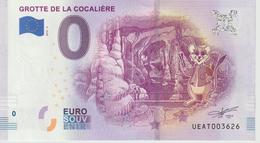 Billet Touristique 0 Euro Souvenir France 30 Grotte De La Cocalière 2019-2 N°UEAT003626 - Privatentwürfe