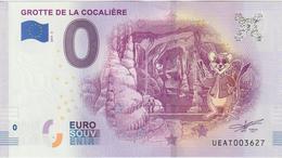 Billet Touristique 0 Euro Souvenir France 30 Grotte De La Cocalière 2019-2 N°UEAT003627 - Pruebas Privadas