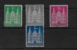 Serie De Alemania Nº Yvert 65/68 (*)/o Nº 66 (*) SIN GOMA (OHNE GUMMI) - Used