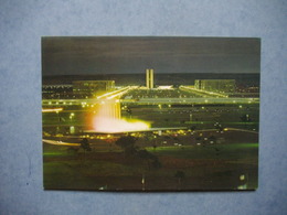 BRASILIA  -  Vue Panoramique Nocturne  -  BRASIL  -  BRESIL - Brasilia