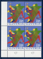 SLOVENIA 2004 European Handball Championships Block Of 4  MNH / **.  Michel 458 - Slovenia