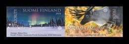 Finland 2018 Mih. 2555/56 Spell Of Lapland. Northern Lights. Fauna. Reindeer MNH ** - Unused Stamps