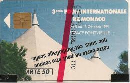 CARTE-PUBLIC-MONACO-50U-MF18-GEM A-09/91-FICOMIAS-V° N° B19128-NSB-TBE- - Monaco