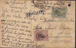 Roumanie YT 237 259 CAD Calimanesti 18 VIII 919 Censurat La Baille Calimanesti Vedere De Pe Valea Oltului Arrivée 24 Aug - Storia Postale Prima Guerra Mondiale