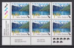 New Zealand 2010 Scenic $1.90 Queenstown Control Block MNH, 8 Kiwis - Ungebraucht