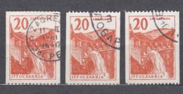 Yugoslavia Republic 1959 Stamps From Rollen Mi#899 Three Pieces Used - Used Stamps