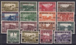 Yugoslavia Kingdom SHS, Issues For Bosnia 1918 Mi#1-16 Mint Hinged - Unused Stamps