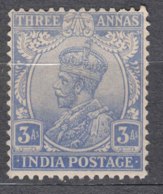Great Britain India 1922 Or 1926 3 Annas, Mint Hinged - 1911-35 King George V