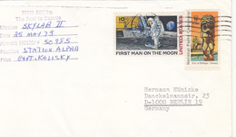 1973 USA  Space Station SKYLAB-2 Mission Launch  Commemorative Cover - North  America