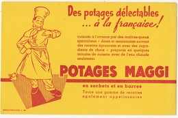 Buvard POTAGES MAGGI - Minestre & Sughi