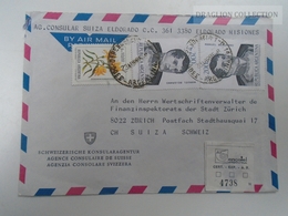 E0065 Cover - Argentina  1985    Cancel  Dependencia - Agence Consulaire De Suisse - Eldorado Misiones - Briefe U. Dokumente