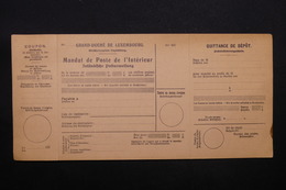 LUXEMBOURG - Mandat De Poste Non Utilisé , Période 1930 - L 28395 - Briefe U. Dokumente